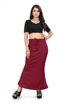 Lycra Solid Saree Petticoat for Women 
