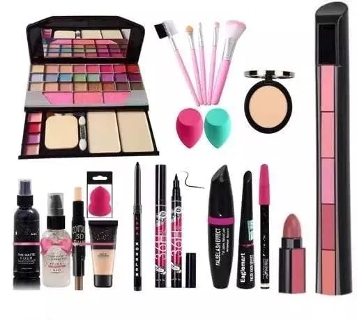 Face Makeup Combo for Women, Multicolor, Set of 1