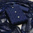 वीमेन अन्स्टिचड ड्रेस मटेरियल सूट 