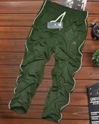 Polycotton Trackpant for Men (Olive, M)