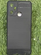 Rubber Mobile Back Cover for Infinix Smart 6 Plus 