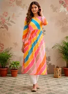 Leheriya Kurti for Women 