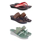 Combo of Slippers & Heels for Women 