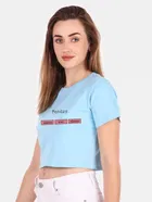 Cotton Blend Printed Tops for Women 