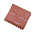 Faux Leather Wallet for Men (Tan)