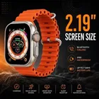 TecMarx Ultra Smart Watch – 2.19” Hd Display, 100+ Sports Modes & Bluetooth Calling With Metal Shield Orange