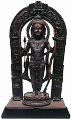 MAGIC PLUS Ram Lalla Poly Resin Statue Ayodhya Mandir  