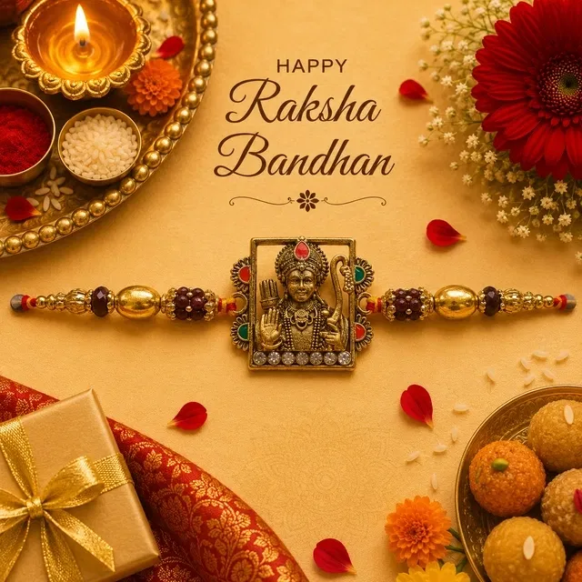 Ram Lala Rakhi for Brother