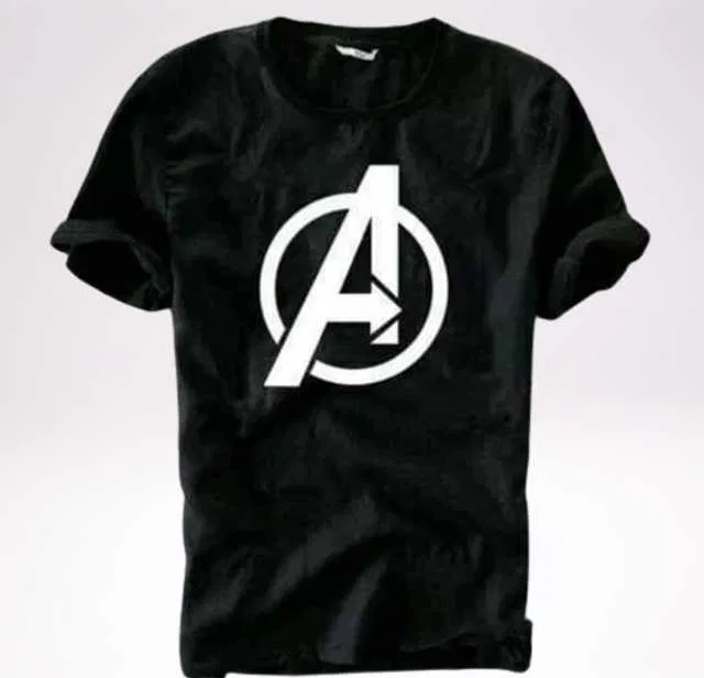 Stylesmyth Cotton Blend Mens T-Shirt (Black, M) (SS-04)
