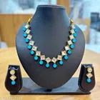 Kundan Necklace  for Women, Blue