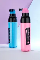 Cool & Cool Double Wall Vacuum Insulated Water Bottle 1000ml, Assorted