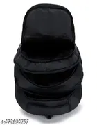 Polyester Backpack for Men & Women, Black