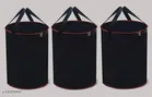 PVC Laundry Basket, Maroon ,  