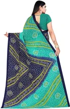 Georgette Printed Saree for Women 