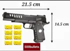 Plastic Gun Toys with 500 Pcs Bullets for Kids 