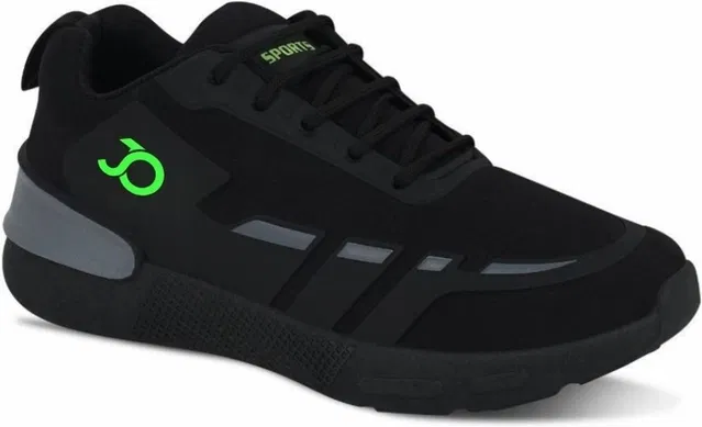 EVA Sports Shoes for Men (Black, 6)