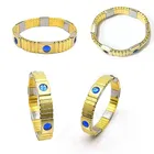 Blood Pressure Control Magnetic Bracelet, Blue & Gold