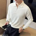 Cotton Blend T-shirt for Men, White 