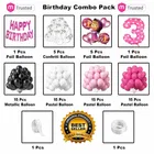 Masha & Bear Theme 3rd Happy Birthday Decoration,Multicolour,Set Of 1