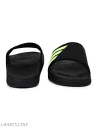 Sliders for Men, Green & Black 