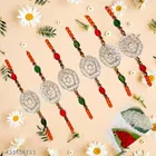 Handmade Designer Rakhi with Roli Chawal 
