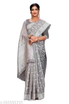 Cotton Zari Woven Saree for Women 