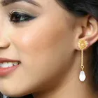 Brass Gold Plated Earrings for Women 