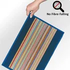 Status Polypropylene Door Mat with Anti Slip Backing 38x58cm Blue