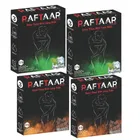 Raftaar Dotted Condoms Extra 1500+ Dotted 2 Chocolate, 2 Cool Mint 