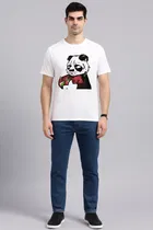 Round Neck Printed T-Shirt for Men 