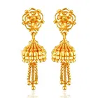 Oxidised Alloy Gold Plated Earrings for Women 