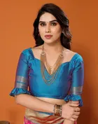 Banarasi Silk Zari Woven Saree for Women 