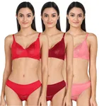 Pibu वीमेन कॉटन ब्रा पैंटी सेट 