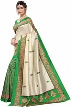 शारदा क्रिएशन मैसूर सिल्क प्रिंटेड साड़ी 