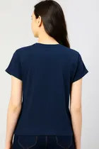 Round Neck Printed T-Shirt for Women 