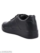Solid Synthetic Sneakers for Girls 