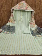 Jacquard Unstitched Dress Material for Women 