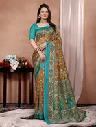 Mysore Silk Printed Saree for Women 