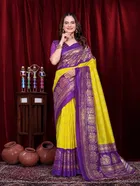 Mysore Silk Printed Saree for Women 