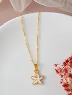 Gold Plated Chain & Pendant for Women & Girls 