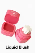 Air Cushion Liquid Blusher WIth Flower Shaped Applicator (Pink)