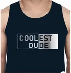Poly Blend T-shirts for Men, Navy Blue 