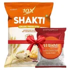 10X Shakti Chakki Fresh Atta 10 Kg + Mishti Sugar (Dhampur) 1 Kg