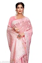 Cotton Zari Woven Saree for Women 