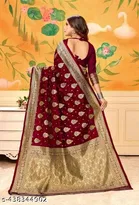 Banarasi Silk Zari Woven Saree for Women 