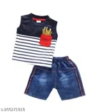 Sleeveless Top with Short Set for Newborn Baby Girl 