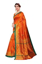 Art Silk Printed Saree for Women 