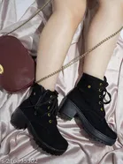 Shoetopia Girls Boots - Black 