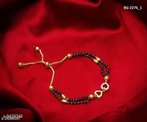 Brass Gold Plated Mangalsutras for Women, Free Size