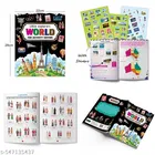 Little Explorers WORLD Fun Activity Edition with Stickers + 500 Science Activity Book Age 5+ – Set of 2 Engaging and Educational Books for Young Learners